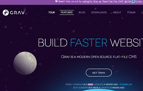 Custom Grav CMS website