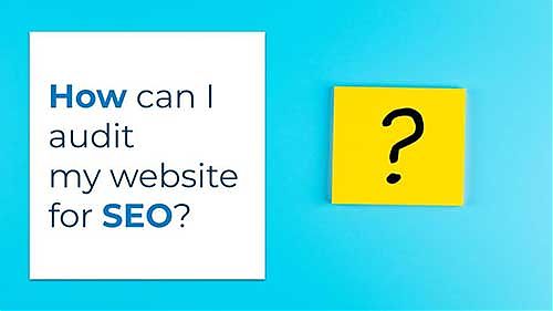 How can I audit my website for SEO?
